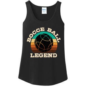 Bocce Player Boccie Fan Game Ball Sport Team Bocci Lover Ladies Essential Tank