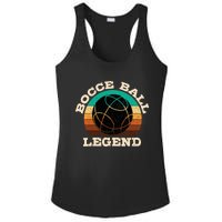 Bocce Player Boccie Fan Game Ball Sport Team Bocci Lover Ladies PosiCharge Competitor Racerback Tank