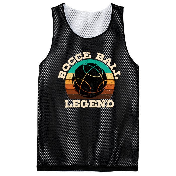 Bocce Player Boccie Fan Game Ball Sport Team Bocci Lover Mesh Reversible Basketball Jersey Tank