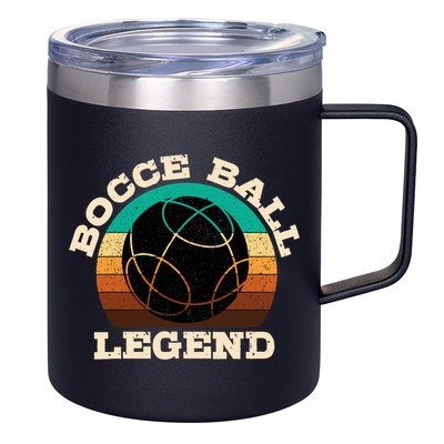 Bocce Player Boccie Fan Game Ball Sport Team Bocci Lover 12oz Stainless Steel Coffee Mug