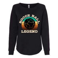 Bocce Player Boccie Fan Game Ball Sport Team Bocci Lover Womens California Wash Sweatshirt