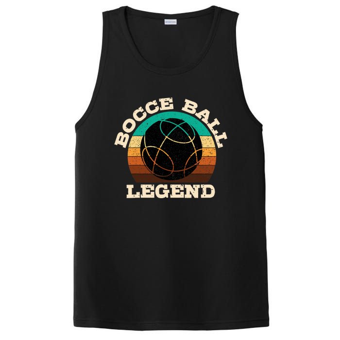 Bocce Player Boccie Fan Game Ball Sport Team Bocci Lover PosiCharge Competitor Tank