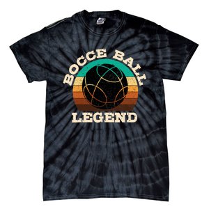 Bocce Player Boccie Fan Game Ball Sport Team Bocci Lover Tie-Dye T-Shirt