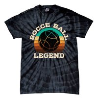 Bocce Player Boccie Fan Game Ball Sport Team Bocci Lover Tie-Dye T-Shirt