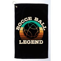 Bocce Player Boccie Fan Game Ball Sport Team Bocci Lover Golf Towel