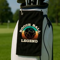 Bocce Player Boccie Fan Game Ball Sport Team Bocci Lover Golf Towel