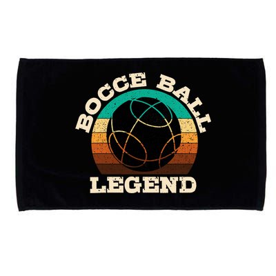 Bocce Player Boccie Fan Game Ball Sport Team Bocci Lover Microfiber Hand Towel