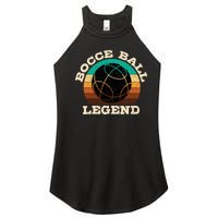 Bocce Player Boccie Fan Game Ball Sport Team Bocci Lover Women's Perfect Tri Rocker Tank