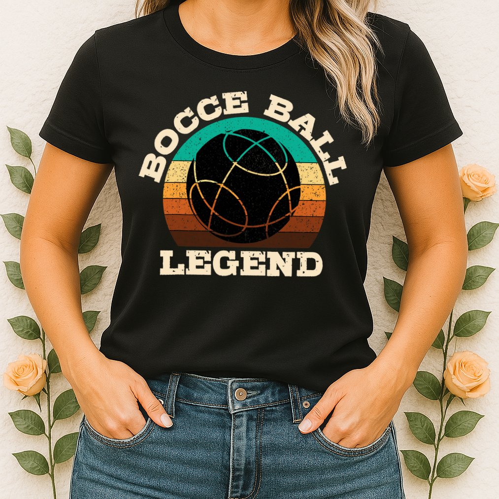 Bocce Player Boccie Fan Game Ball Sport Team Bocci Lover Womens T-Shirt
