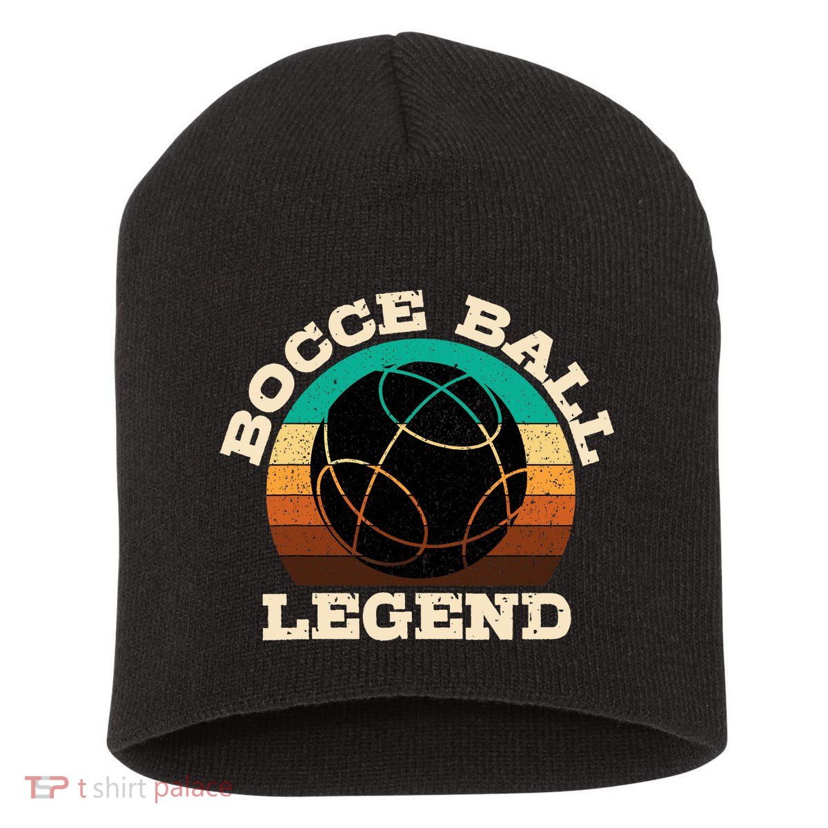 Bocce Player Boccie Fan Game Ball Sport Team Bocci Lover Short Acrylic Beanie