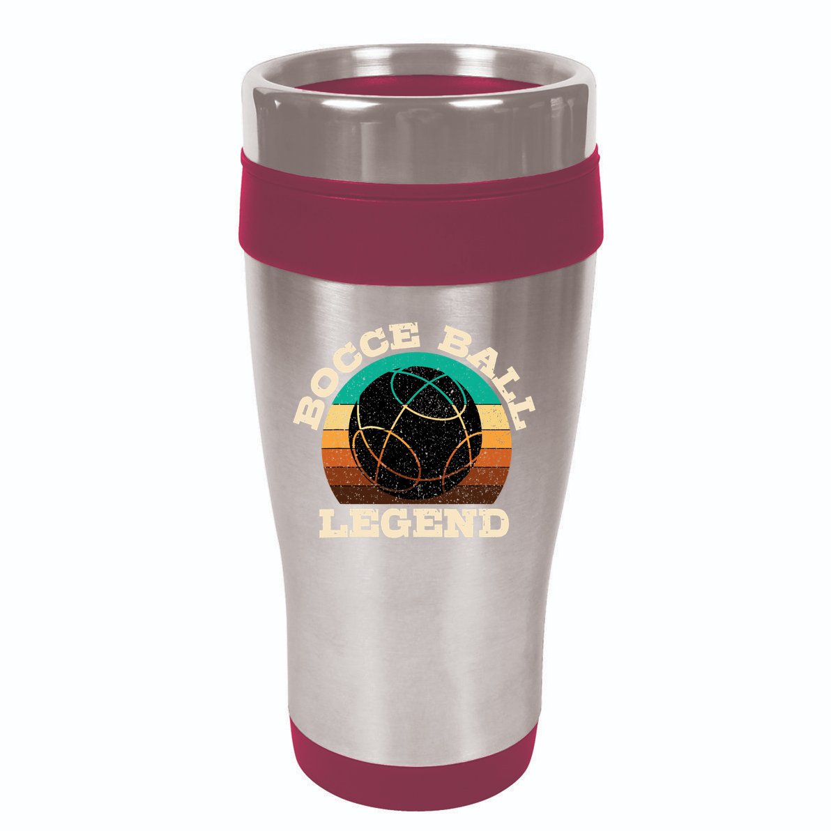 Bocce Player Boccie Fan Game Ball Sport Team Bocci Lover 16oz Travel Tumbler