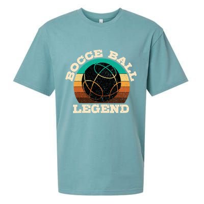 Bocce Player Boccie Fan Game Ball Sport Team Bocci Lover Sueded Cloud Jersey T-Shirt