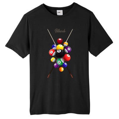 Billiard Pool Billiards Gift Tall Fusion ChromaSoft Performance T-Shirt