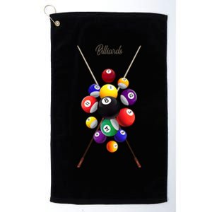 Billiard Pool Billiards Gift Platinum Collection Golf Towel