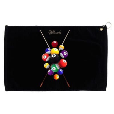 Billiard Pool Billiards Gift Grommeted Golf Towel