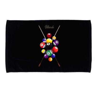 Billiard Pool Billiards Gift Microfiber Hand Towel