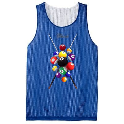 Billiard Pool Billiards Gift Mesh Reversible Basketball Jersey Tank