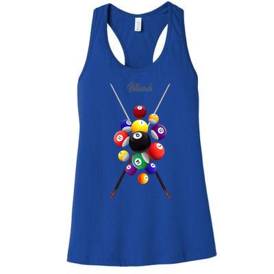 Billiard Pool Billiards Gift Women's Racerback Tank