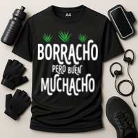 Borracho Pero Buen Muchacho Cooling Performance Crew T-Shirt