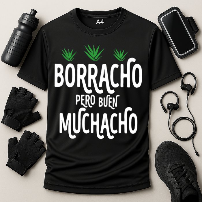 Borracho Pero Buen Muchacho Cooling Performance Crew T-Shirt