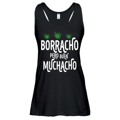 Borracho Pero Buen Muchacho Ladies Essential Flowy Tank