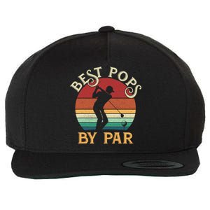 Best Pops By Par Fathers Day Golfing Wool Snapback Cap