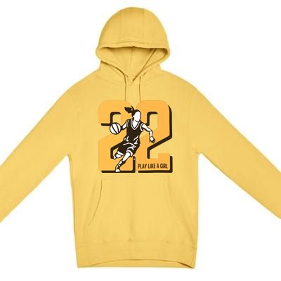 Basketball Player Premium Pullover Hoodie