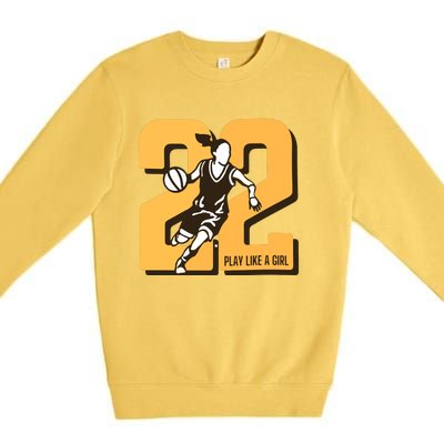 Basketball Player Premium Crewneck Sweatshirt