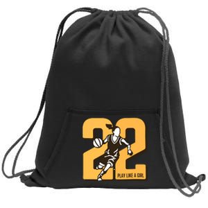 Basketball Player Sweatshirt Cinch Pack Bag