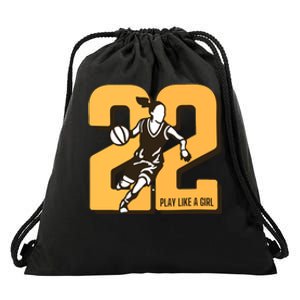 Basketball Player Drawstring Bag