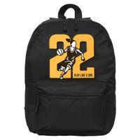 Basketball Player 16 in Basic Backpack