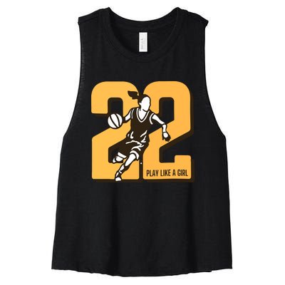 Basketball Player Women's Racerback Cropped Tank