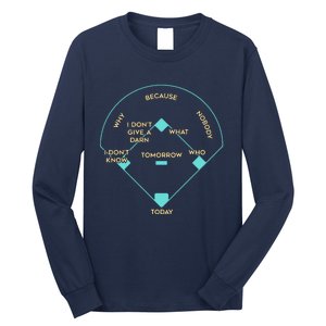 Baseball Positions Long Sleeve Shirt