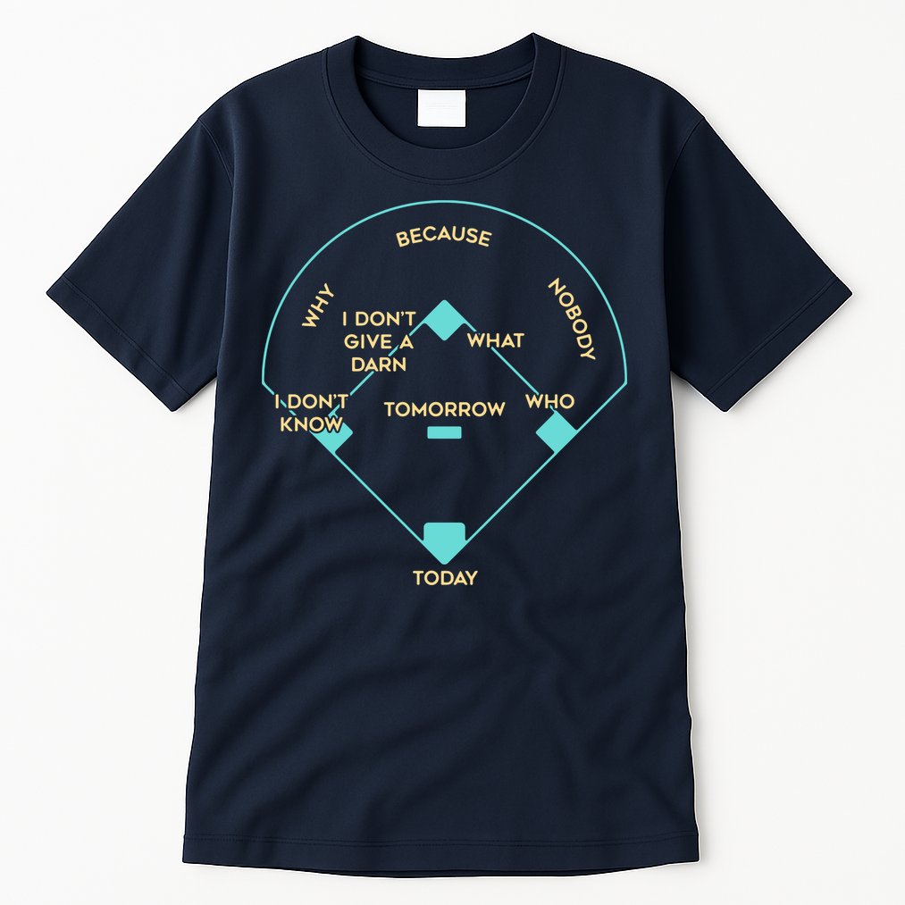 Baseball Positions Tall T-Shirt