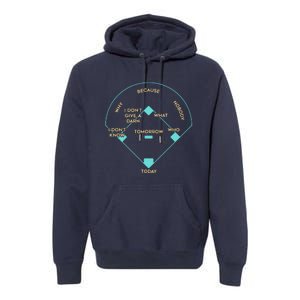 Baseball Positions Premium Hoodie