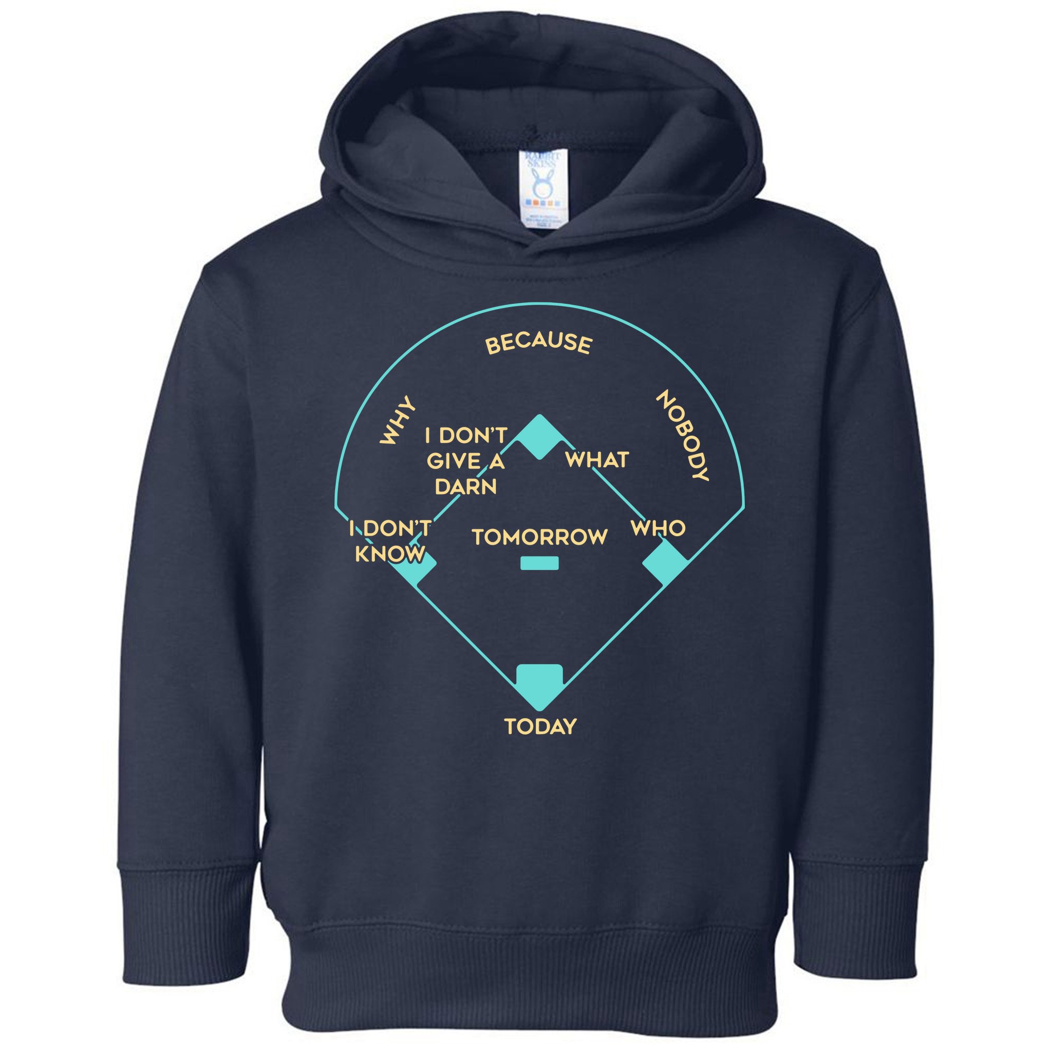 Baseball Positions Toddler Hoodie