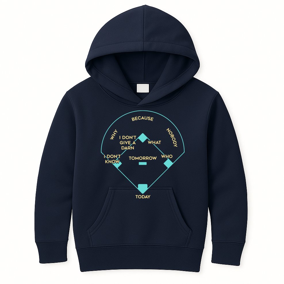 Baseball Positions Kids Hoodie