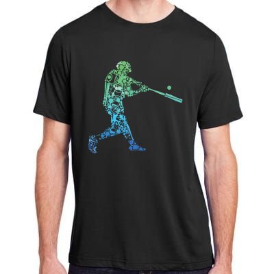 Baseball Player Batter Adult ChromaSoft Performance T-Shirt