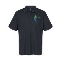 Baseball Player Batter Softstyle Adult Sport Polo