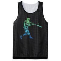 Baseball Player Batter Mesh Reversible Basketball Jersey Tank