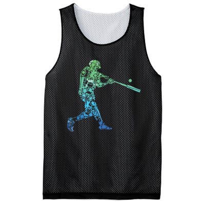 Baseball Player Batter Mesh Reversible Basketball Jersey Tank