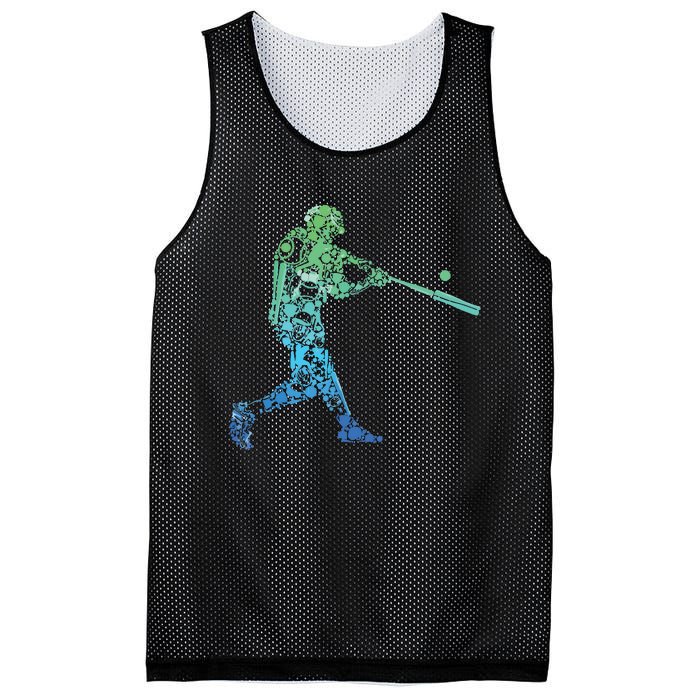 Baseball Player Batter Mesh Reversible Basketball Jersey Tank