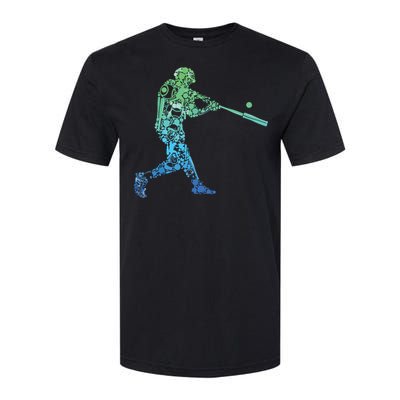 Baseball Player Batter Softstyle CVC T-Shirt