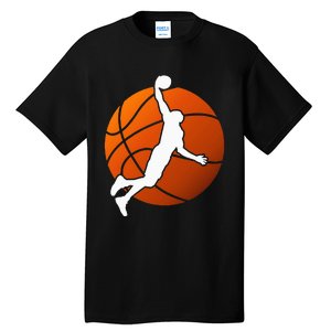 Basketball Player Basketballer Sports Graphic Tall T-Shirt