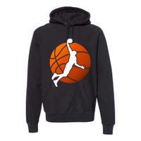 Basketball Player Basketballer Sports Graphic Premium Hoodie