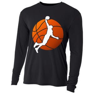 Basketball Player Basketballer Sports Graphic Cooling Performance Long Sleeve Crew