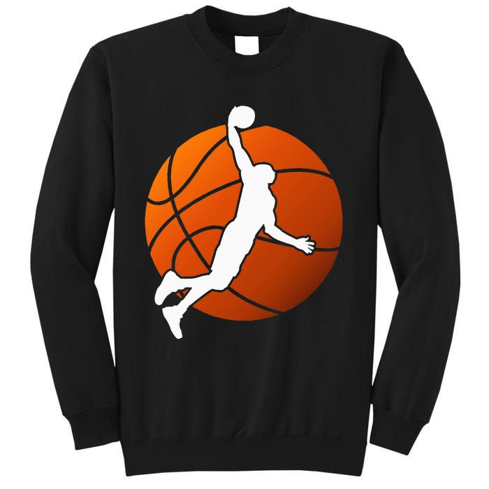 Basketball Player Basketballer Sports Graphic Tall Sweatshirt