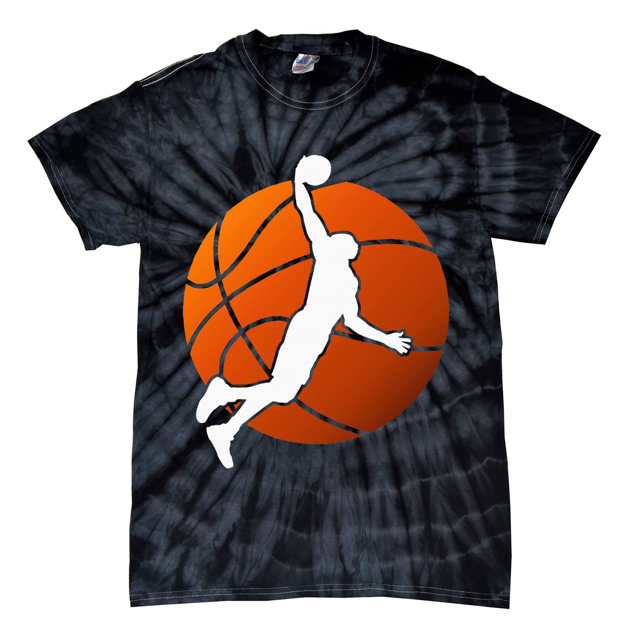 Basketball Player Basketballer Sports Graphic Tie-Dye T-Shirt