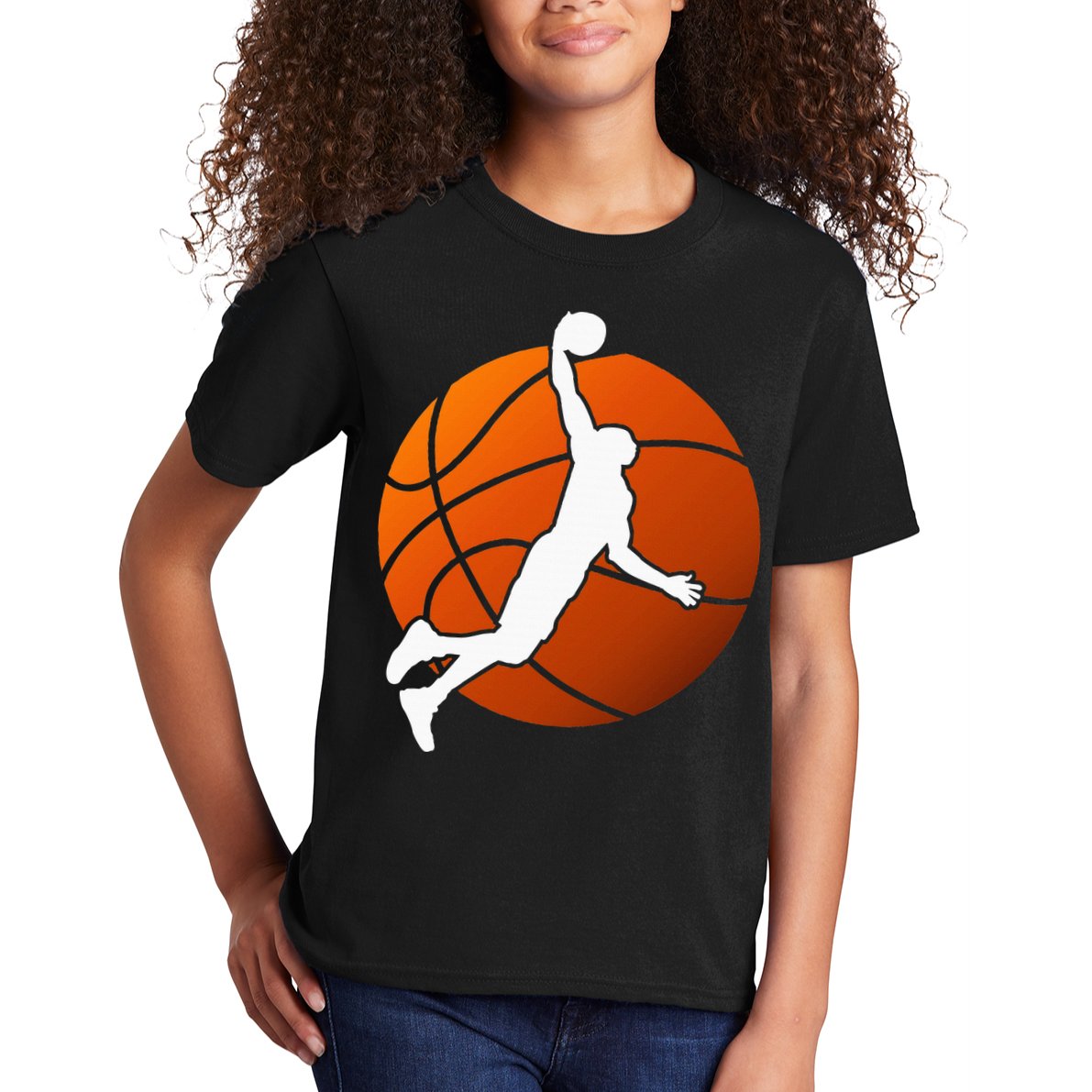 Basketball Player Basketballer Sports Graphic Kids T-Shirt