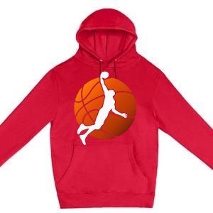 Basketball Player Basketballer Sports Graphic Premium Pullover Hoodie